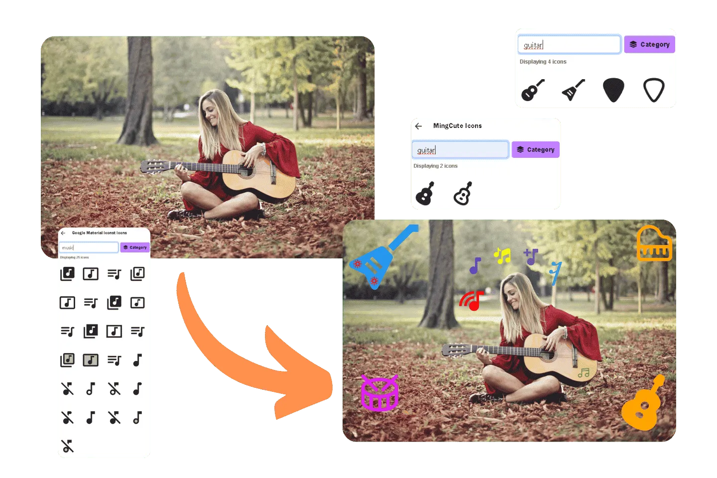 ArtsFlick online image editor for creating custom photos and personalized icons