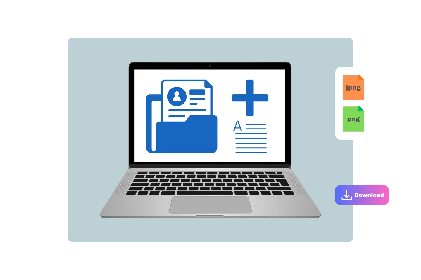 High-quality icon export in PNG and JPEG with ArtsFlick online icon editor