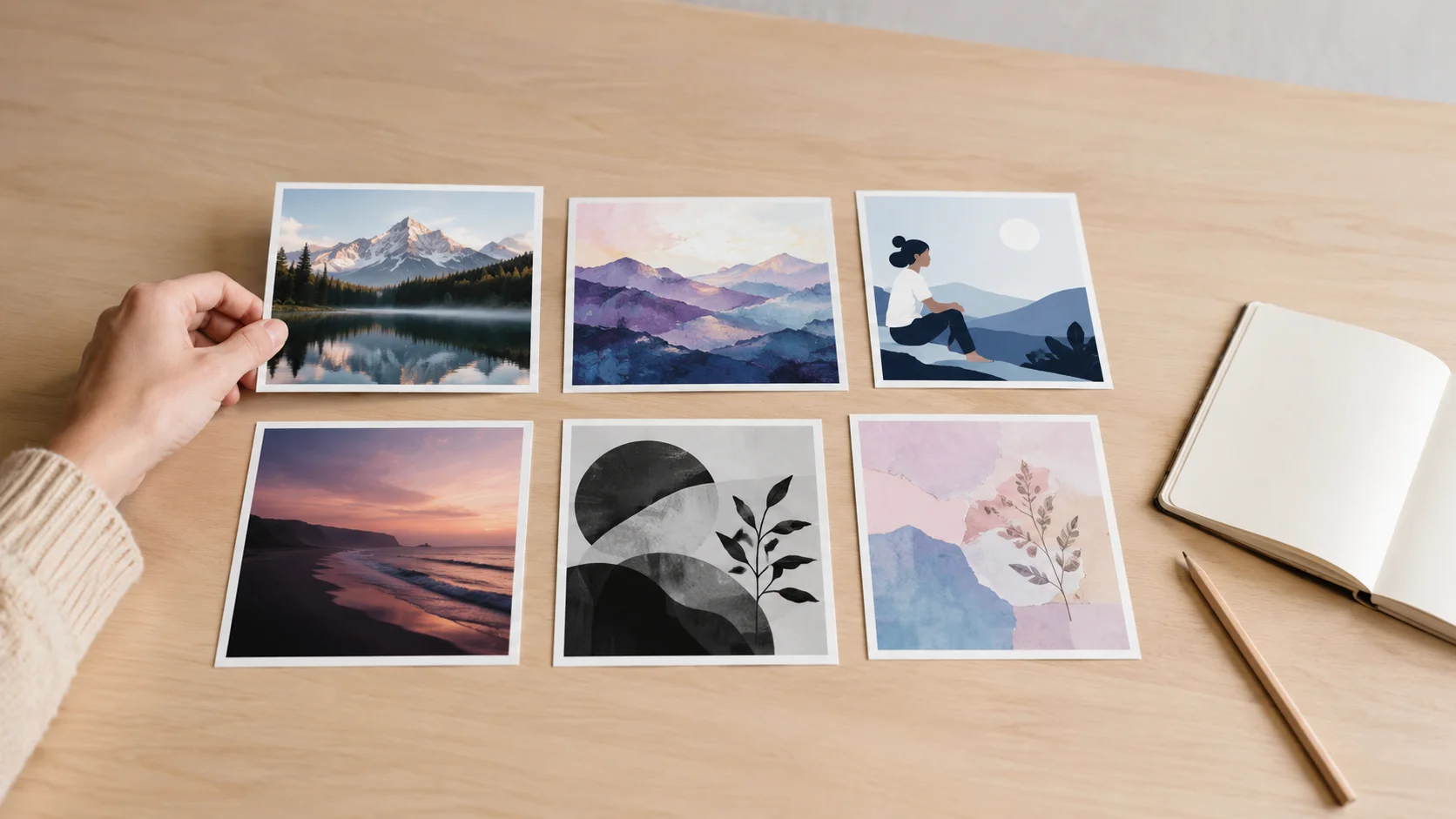 Several generated images side by side representing different AI image models